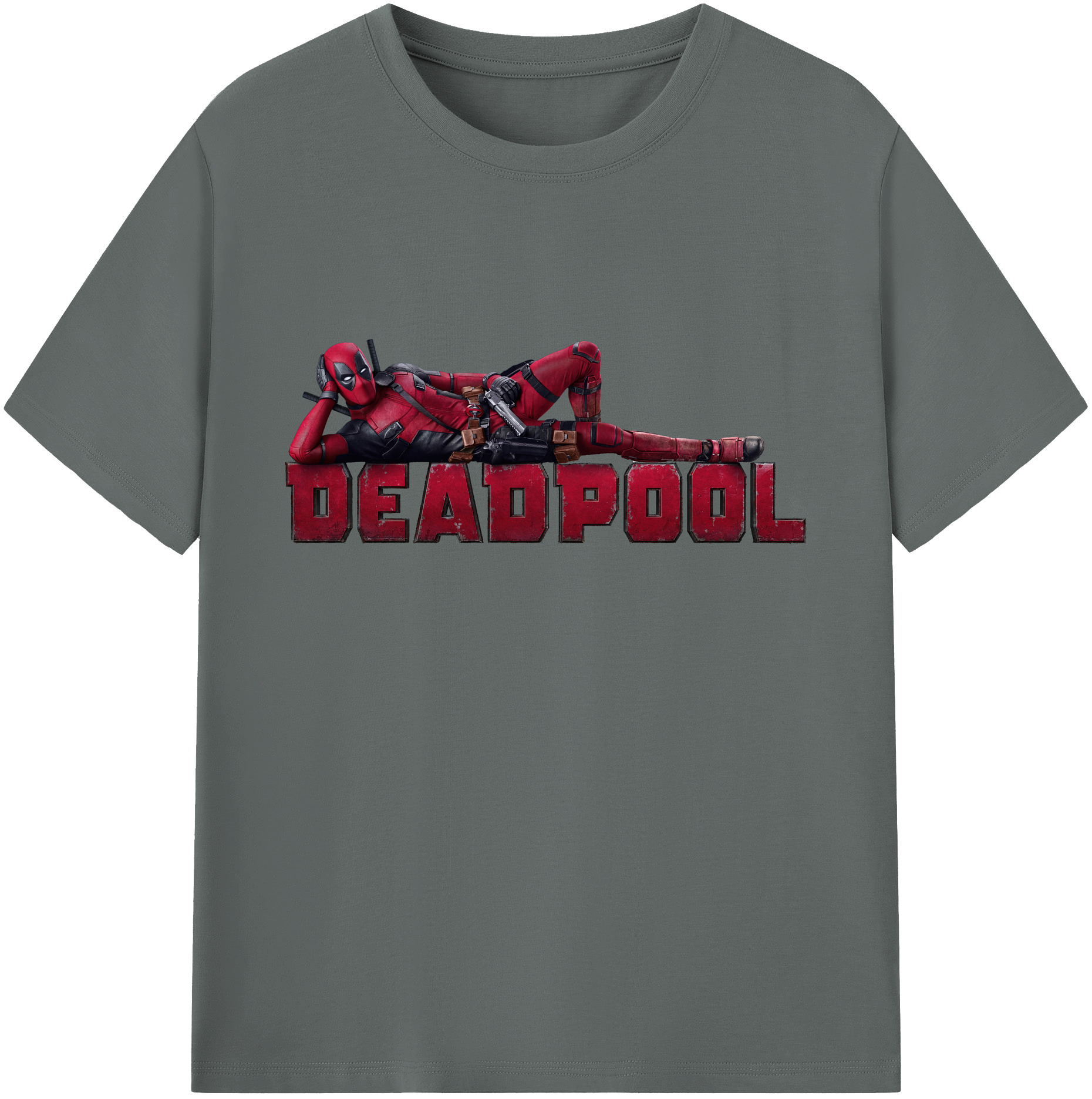 （画像用） Deadpool デッドプール 綿100％ メンズ半袖Tシャツ｜肌触りやわらか＆通気性